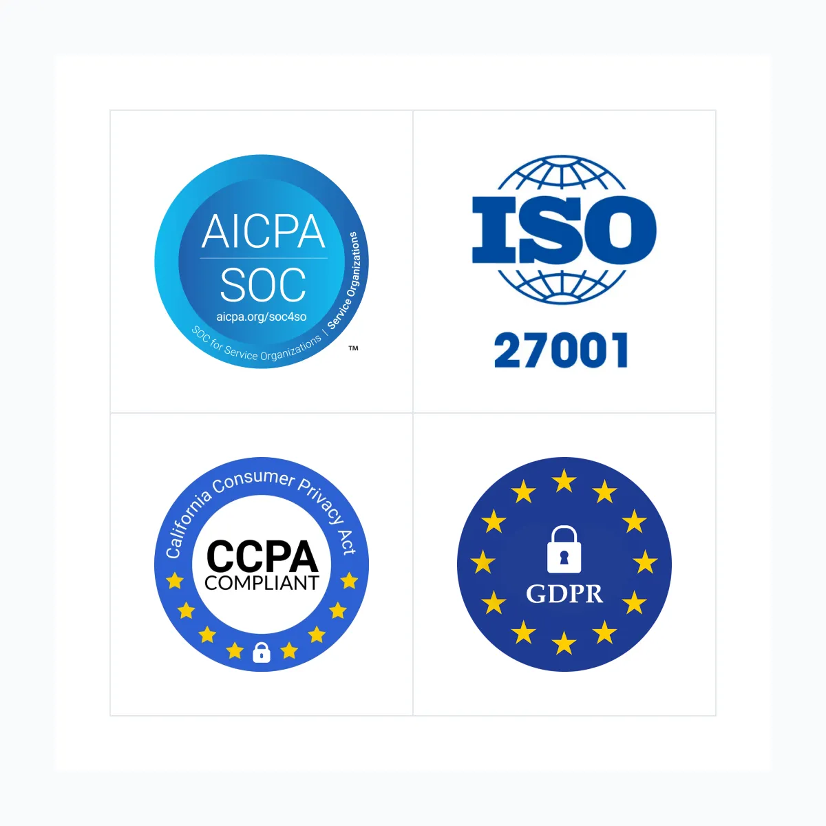 Facilio security certifications